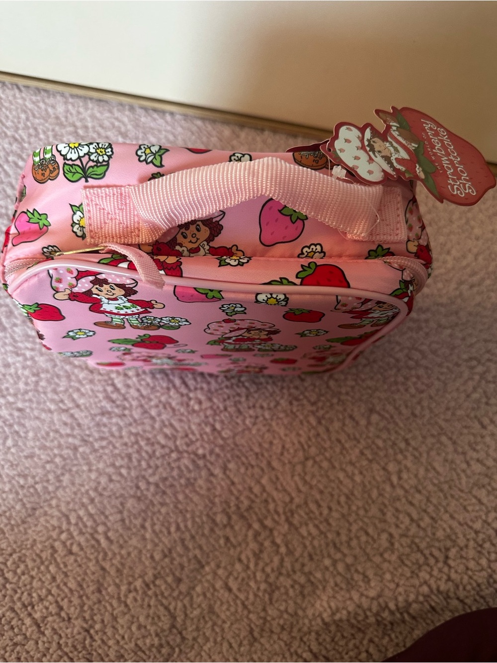 Strawberry Shortcake Pink Kids' Lunch Bag - Picture 3 of 10